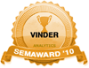 Google Analytics rapporten over alle rapporter, vinder af SEMaward 2010